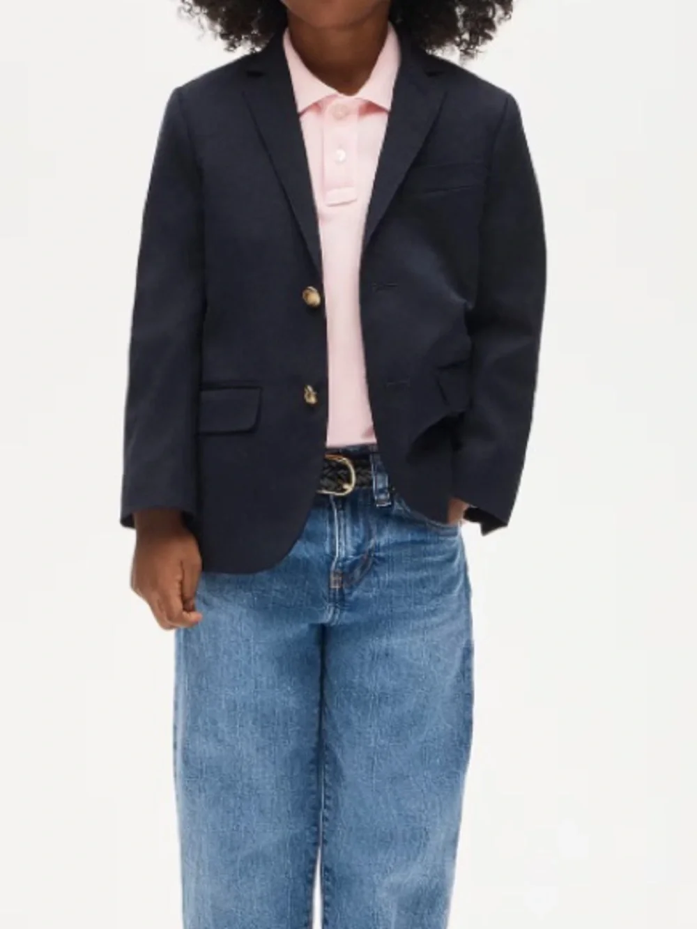 J. Crew Boys' Ludlow two-button blazer in navy wool blend 10